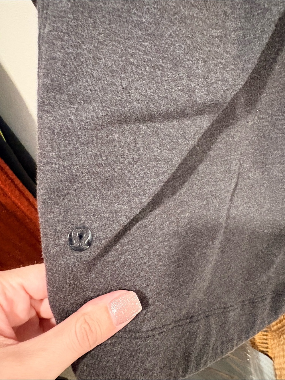 Lululemon Dispatch Hoodie Jacket Heathered Charcoal Black Size Large - Picture 5 of 6